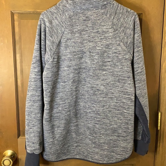 Roper Navy Microfiber Fleece Pullovet - Picture 2 of 5